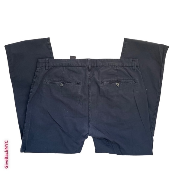 H&m LOGG Dress Pants in Navy Blue Size 38W - Picture 2 of 5